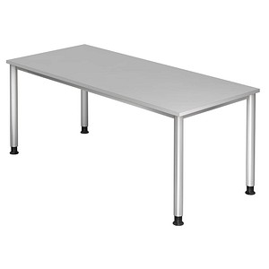 4032062139370 - Schreibtisch VHS19 5 S manuell höhenverstellbar 685 - 81cm (H) 180cmx80cm (BxT) rechteckig lichtgrau Silber 4032062139370 4032062139370 - Schreibtisch VHS19 5 S manuell höhenverstellbar 685 - 81cm (H) 180cmx80cm (BxT) rechteckig lichtgrau Silber 4032062139370