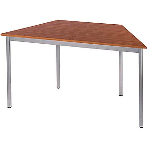 3700245505472 - Schreibtisch 126TMA 65-130cm (H) 60 120x60cm (BxT) Trapezform kirsche   silber 3700245505472 SODEMATUB