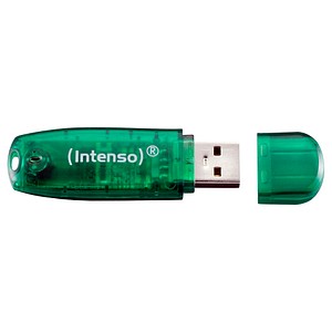 AKTION: Intenso USB-Stick Rainbow Line grün 8 GB