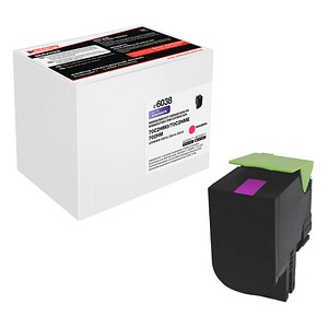 edding EDD-6038  magenta Toner kompatibel zu LEXMARK 70C2HM0