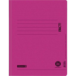 BRUNNEN Schnellhefter FACT! Recycling Karton pink DIN A4, 1 St.