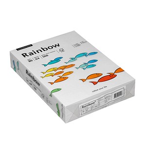 Rainbow Kopierpapier COLORED PAPER grau DIN A4 80 g/qm 500 Blatt
