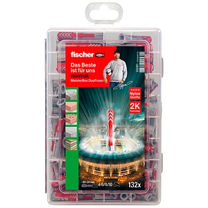 4048962245615 - fischer Meister-Box - DuoPower 2K 535971 Universaldübel-Sortiment Ø 6 8 10 mm 30 40 50 mm 132 Stück 4048962245615 - fischer Meister-Box - DuoPower 2K 535971 Universaldübel-Sortiment Ø 6 8 10 mm 30 40 50 mm 132 Stück