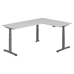 Hammerbacher Sitz-Steh-Schreibtisch VXDSM, elektrisch höhenverstellbar, 127cm (H), 240x160cm (BxT), grau / graphit 4032062326923 Hammerbacher 6 Stück