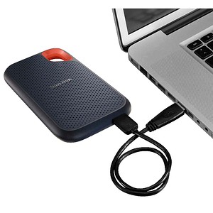 0619659182588 - SanDisk Extreme® Portable 500 GB Externe SSD-Festplatte 635 cm (25 Zoll) USB 32 Gen 2 (USB 31) Schwarz Orange SDSSDE61-500G-G25
