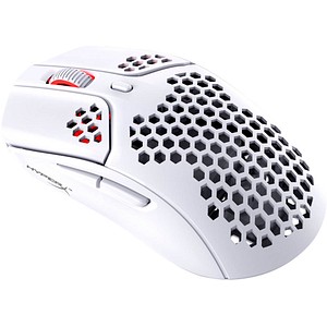 0196188046227 - HyperX Pulsefire Haste Wireless White Gaming-Maus Funk Optisch Weiß Pink 6 Tasten Beleuchtet