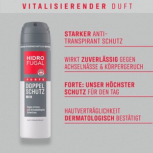 4006000131856 - MEN FORTE DOPPELSCHUTZ Deo-Spray 1500 ml 4006000131856 150 Milliliter 4006000131856 - MEN FORTE DOPPELSCHUTZ Deo-Spray 1500 ml 4006000131856 150 Milliliter