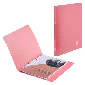 3130630541769 - Chromaline Pastell Ringbuch 2-Ringe korallrot 20 cm DIN A4 1 St