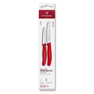 7613329191859 - VICTORINOX Küchenmesser  Swiss Classic silber rot 2 St