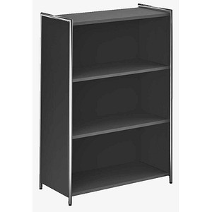 4044917427648 - Regal Toledo mit Sichtrückwand B 800 x T 380 x H 1150 mm anthrazit 3 OH