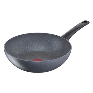3168430312654 - Wok TEFAL G15019 Healthy Chef Pfannen Gr Ø 28 cm + Höhe 105 cm grau Woks Mineralia+ Versiegelung Thermo-Signal Ø 28 cm Induktion