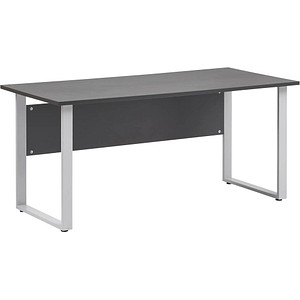 4260637313607 - 1500 Schreibtisch anthrazit rechteckig Kufen-Gestell silber 1600 x 750 cm 4260637313607 - 1500 Schreibtisch anthrazit rechteckig Kufen-Gestell silber 1600 x 750 cm