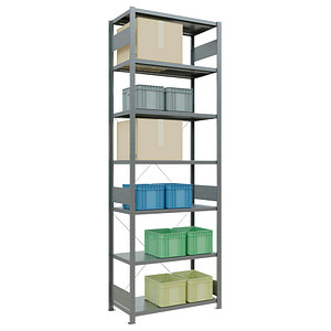4004514202932 - Schwerlastregal MULTIplus 250 12952 silber 1000 x 500 x 3000 cm 4004514202932 SCHULTE 4004514202932 - Schwerlastregal MULTIplus 250 12952 silber 1000 x 500 x 3000 cm 4004514202932 SCHULTE