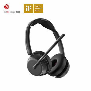 EPOS IMPACT 1060 ANC Bluetooth-Headset schwarz, rot