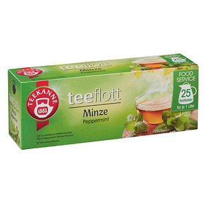 4009300002536 - TEEKANNE teeflott Pfefferminztee Tee 25 Portionen