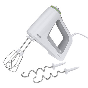 8021098773302 - BRAUN MultiMix 5 HM 5137 Handmixer Weiß Grau (750 Watt Zerkleinerer 05 Liter Mix- und Messbecher 06 Liter)