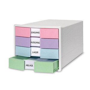 4012473120105 - Schubladenbox IMPULS weißpastell 1012-129 DIN A4 DIN C4 mit 4 Schubladen 4012473120105 HAN 4012473120105 - Schubladenbox IMPULS weißpastell 1012-129 DIN A4 DIN C4 mit 4 Schubladen 4012473120105 HAN