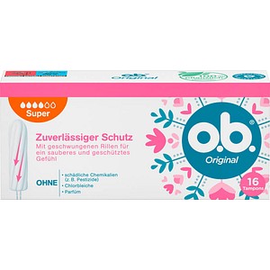 4001683001311 - Tampons Original Super Größe Super für stärkere Tage 4001683001311 16 Stück 4001683001311 - Tampons Original Super Größe Super für stärkere Tage 4001683001311 16 Stück