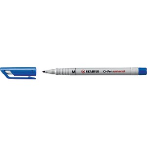 4006381114622 - OHPen universal Folienstifte blau 10 mm non-permanent 4006381114622 STABILO 10 Stück