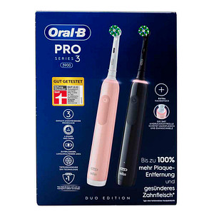 8006540760277 - Pro3 3900 612626 Elektrische Zahnbürste Schallzahnbürste Schwarz Rose