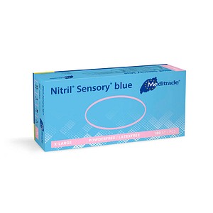 4250016408710 - unisex Einmalhandschuhe Nitril Sensory blau Größe XL 4250016408710 180 Stück