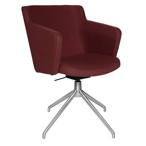 4014296392660 - Besuchersessel SFH 10 bordeaux edelstahl Optik matt Stoff 4014296392660 - Besuchersessel SFH 10 bordeaux edelstahl Optik matt Stoff