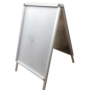 4250504560449 - Kundenstopper silber DIN A1 2 Fächer 4250504560449 LMG