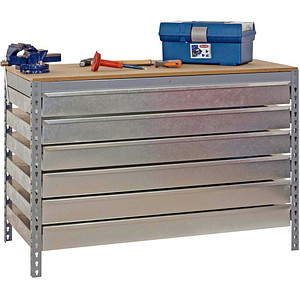 8435104932933 - Werkbank SIMONWORK BT5 BOX grau 6 Schubladen 1510 x 760 x 842 cm 8435104932933 Simonrack 8435104932933 - Werkbank SIMONWORK BT5 BOX grau 6 Schubladen 1510 x 760 x 842 cm 8435104932933 Simonrack