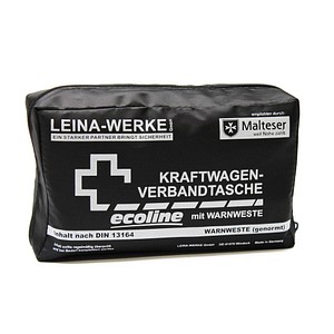 4011166110546 - Erste-Hilfe-Tasche ecoline DIN 13164 schwarz 4011166110546 Leina-Werke