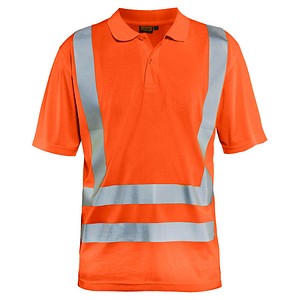 BLAKLÄDER® unisex Warnschutz Shirt 3391 orange Größe XS