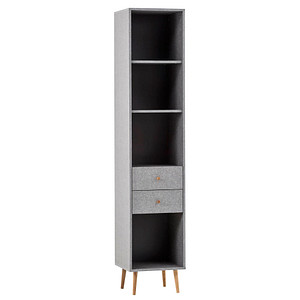 4027181114681 - Regalschrank Jonte 150571 grau 2 Fachböden 402 x 390 x 1942 cm