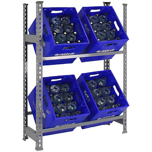 8435104962350 - Simonrack Getränkekistenregal KIT SIMONBOTTLE 2 GRIS 330100024108032 grau 800 x 300 x 1000 cm