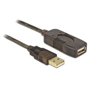 DeLOCK USB 2.0 A Kabel Verlängerung 30,0 m schwarz