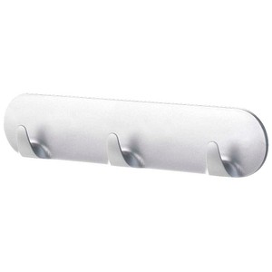 4042448136091 - Hakenleiste Powerstrip chrom Haushaltsklebeband & Klebehaken - Tesa