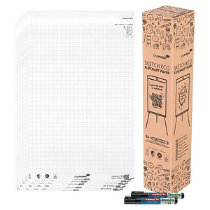 8713797111034 - Flipchart-Papier SKETCH ECO kariert 650 x 980 cm 50 Blatt 2 Blöcke 8713797111034 - Flipchart-Papier SKETCH ECO kariert 650 x 980 cm 50 Blatt 2 Blöcke