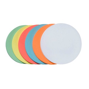 4016946055949 - Moderationskarten UMZ1099 Ø 95cm Kreis 130g farbig sortiert  4016946055949 500 Stück