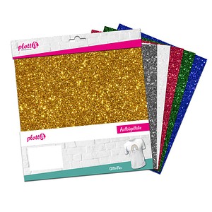 0767523756066 - GlitterFlex Aufbügelfolie farbsortiert (glitzer) Effekt-Folie 30x30cm 0767523756066 6 Stück 0767523756066 - GlitterFlex Aufbügelfolie farbsortiert (glitzer) Effekt-Folie 30x30cm 0767523756066 6 Stück