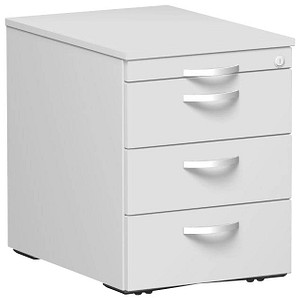 4038933062181 - Rollcontainer Flex S-530151-LG Holz lichtgrau 3 normale Schubladen mit extra Utensilienauszug abschließbar 4038933062181 Gera 4038933062181 - Rollcontainer Flex S-530151-LG Holz lichtgrau 3 normale Schubladen mit extra Utensilienauszug abschließbar 4038933062181 Gera