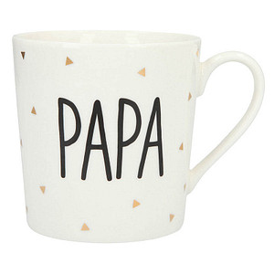 4010070438760 - Kaffeetassen mit Aufschrift Papa weißgold 03 l 4010070438760 DEPESCHE 4010070438760 - Kaffeetassen mit Aufschrift Papa weißgold 03 l 4010070438760 DEPESCHE