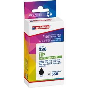 4043023562366 - Tintenpatrone kein Originalzubehör Kompatibel mit HP 301XL EDD-336 ca 700 Seiten schwarz 21ml 4043023562366 - Tintenpatrone kein Originalzubehör Kompatibel mit HP 301XL EDD-336 ca 700 Seiten schwarz 21ml