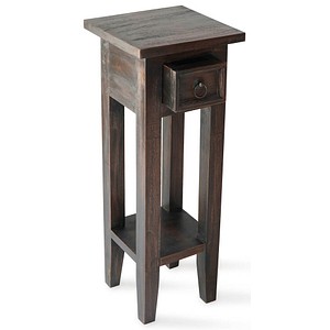 4041908132574 - PADEA Beistelltisch Massivholz braun 250 x 250 x 670 cm 4041908132574 - PADEA Beistelltisch Massivholz braun 250 x 250 x 670 cm