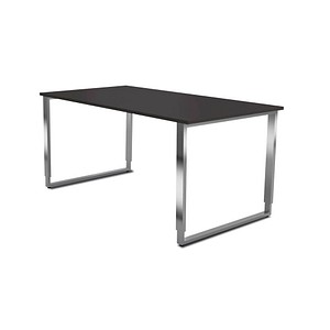 4044917427990 - Schreibtisch 160 x 80 cm Aveto Typ A - Anthrazit Dunkelgrau 160 cm x 68 - 82 cm x 80 cm Büroschreibtische von Büromöbel Experte