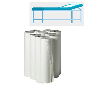 4000883000711 - Ärztekrepp classic-line 1-lagig weiß 390 cm x 500 m 9 Rollen 4000883000711 9 Rolle