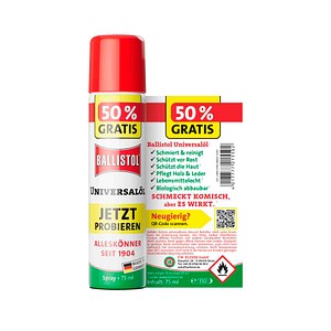 4017777215502 - BALLISTOL Universalöl Schmiermittel 750 ml