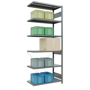 4004514203014 - Schulte Lagertechnik - Fachbodenregal Komplettregale MULTIplus250 2500x1000x500mm (Anbauregal) Traglast 250kg