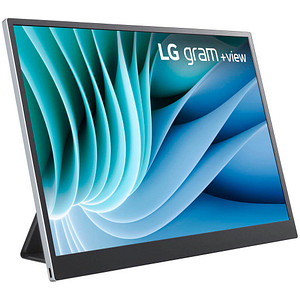 LG gram +view Portable 16MR70.ASDWU Monitor 42,0 cm (16,0 Zoll) silber