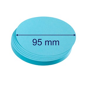 4016946055901 - Moderationskarten Kreise Ø 95cm hellblau 4016946055901 UMZ1018 500 Stück
