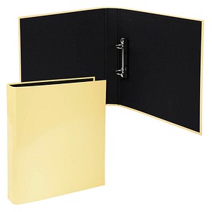3130630545699 - Ringbuch 2 Ringe 25mm Kunststoffbeschichtet A4 Zitrone