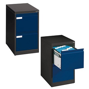 4025314217445 - Hängeregistraturschränke einbahnig 2 Schubfächer anthrazit blau 12412-311 4025314217445 C+P-Möbel 4025314217445 - Hängeregistraturschränke einbahnig 2 Schubfächer anthrazit blau 12412-311 4025314217445 C+P-Möbel