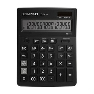 4030152953141 - LCD-416 Tischrechner schwarz 4030152953141 Olympia